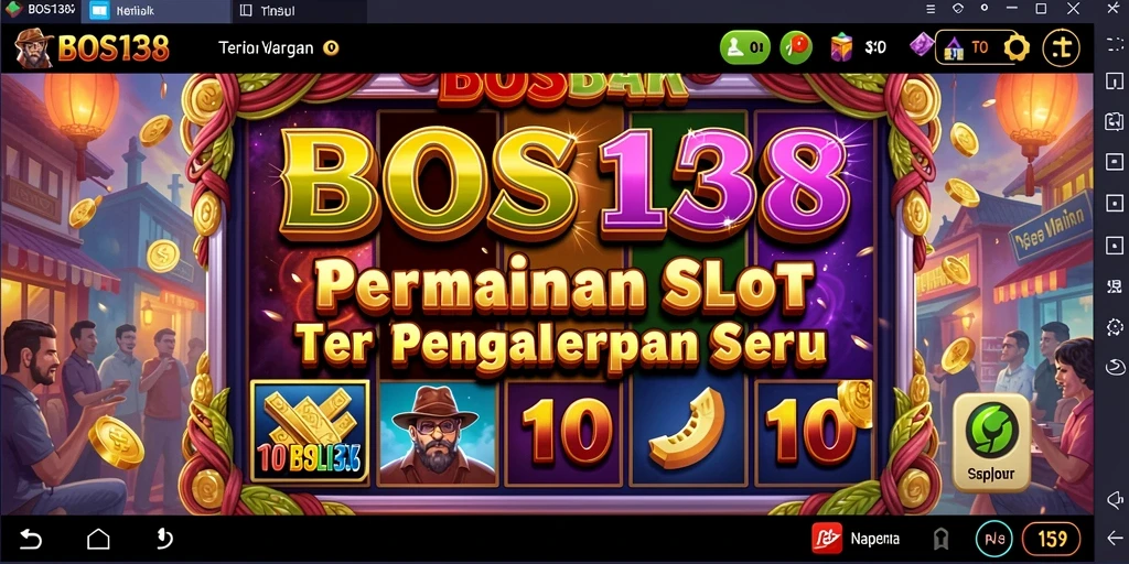 Tampilan gameplay Slot yang menakjubkan di BOS138.
