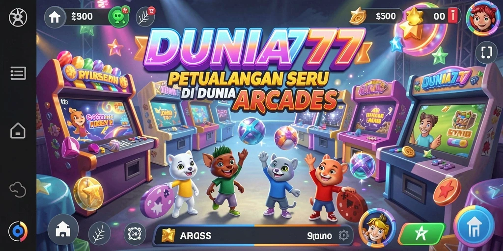 Tampilan gameplay seru DUNIA777 dengan aksi cepat dan tantangan menegangkan.