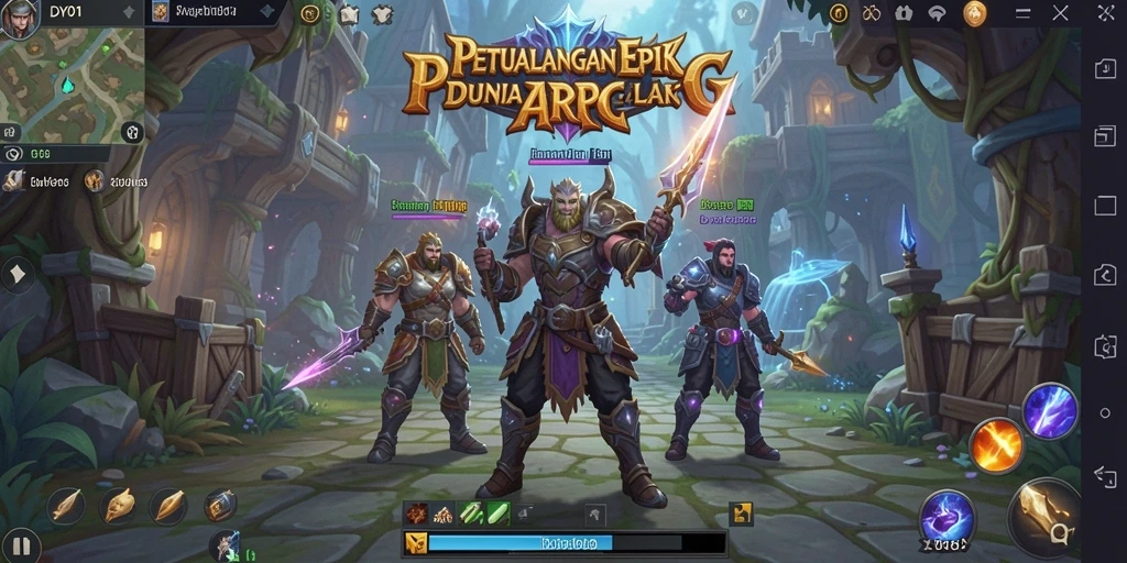 Tangkapan layar gameplay DY01 yang menampilkan aksi pertempuran mendebarkan.