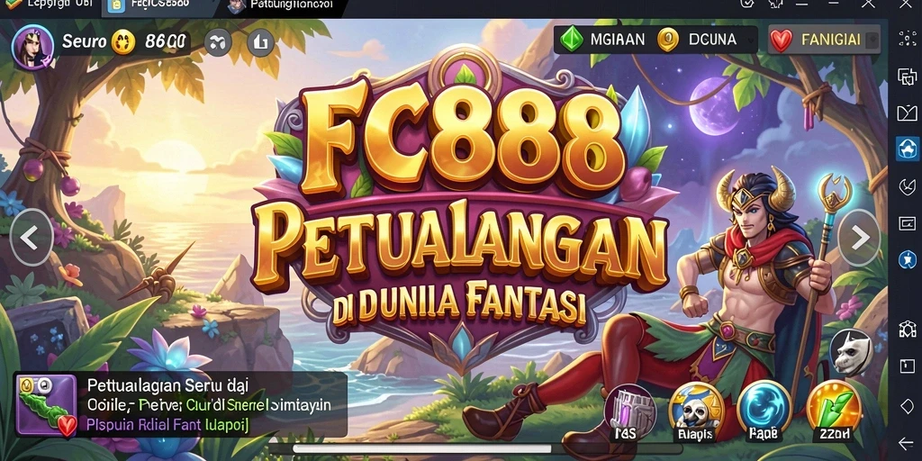 Tampilan menakjubkan dari gameplay di dunia petualangan FC888.