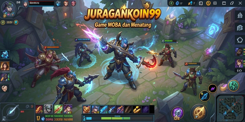 Tampilan gameplay menarik dari JURAGANKOIN99 yang memukau.