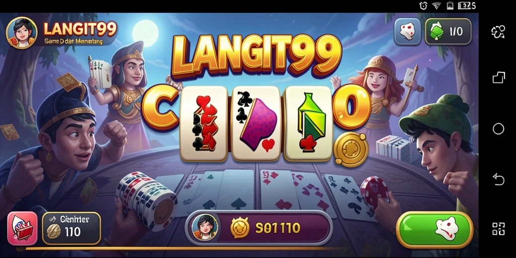 Tampilan gameplay seru dan interaktif dari LANGIT99.