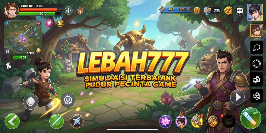 Tampilan gameplay LEBAH777 dengan aktivitas pengelolaan koloni lebah.