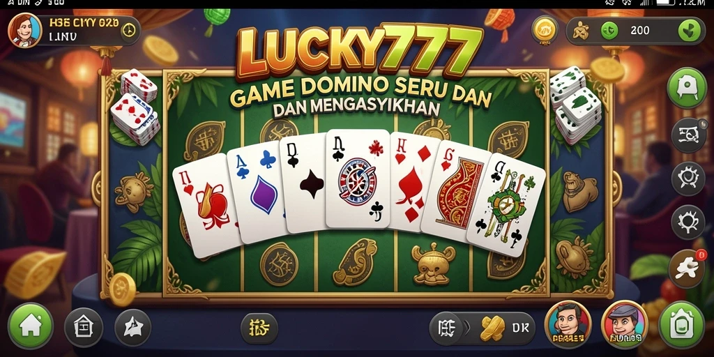 Tampilan gameplay seru di LUCKY777 dengan pemain yang bersaing.
