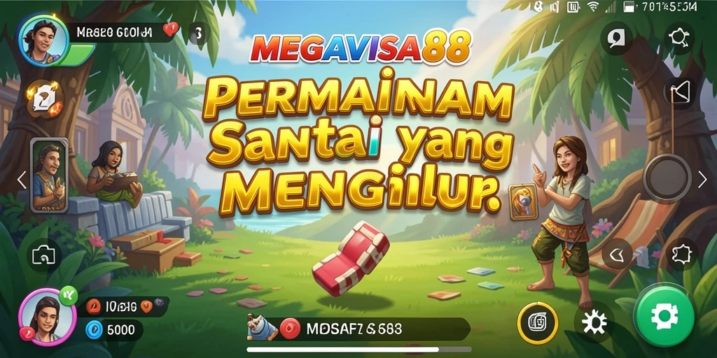Tampilan gameplay santai yang mengasyikkan di MEGAVISA88.