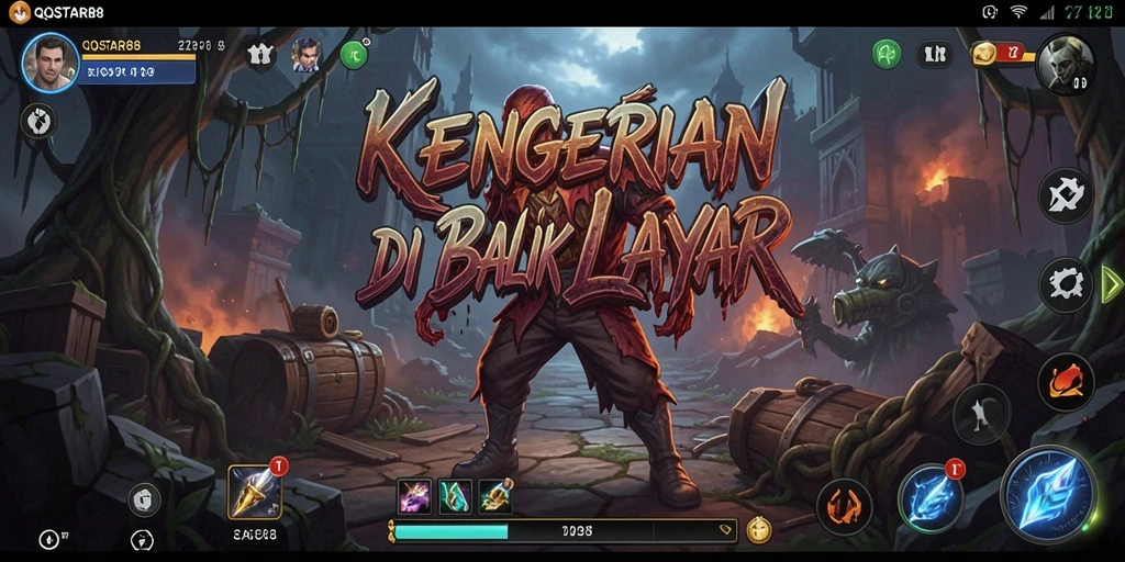 Gameplay menegangkan dari QQSTAR88 dengan suasana horor yang mendalam.