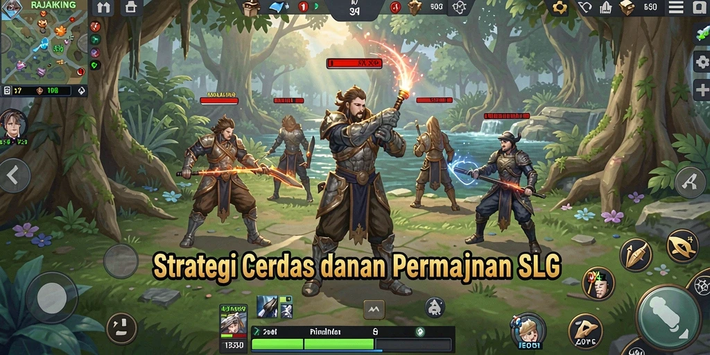 Tampilan gameplay <strong>RAJAKING</strong> yang penuh strategi dan tantangan.