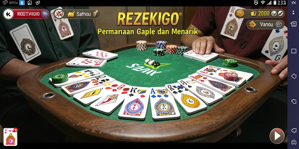 Tampilan gameplay seru dan interaktif dalam REZEKIGO.