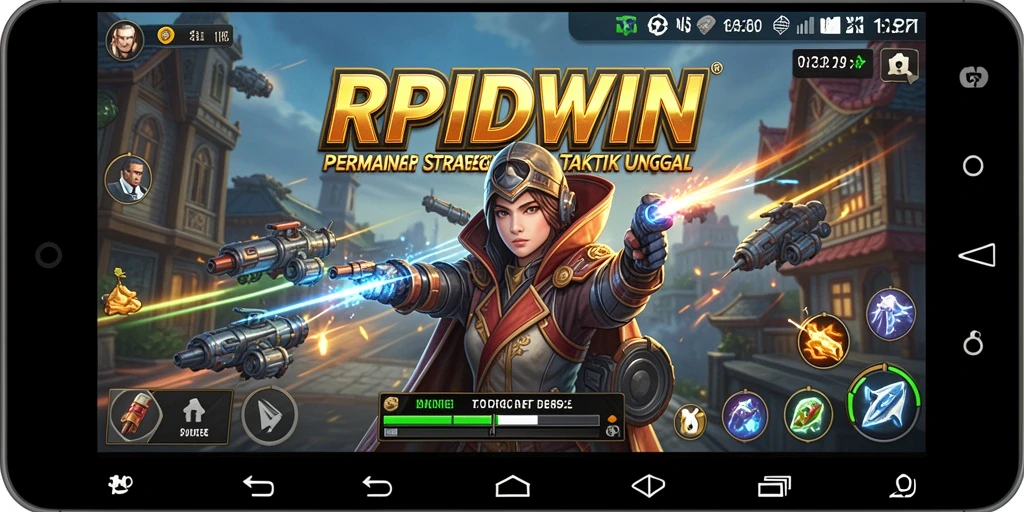 Tampilan gameplay RPIDWIN yang mendebarkan dengan aksi strategi intens.