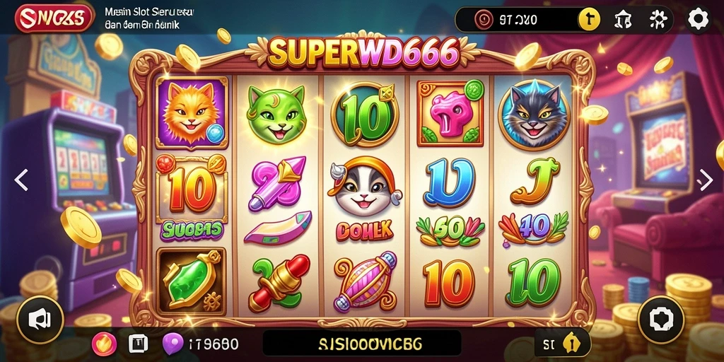 Gameplay seru dan interaktif dari SUPERWD666 yang menghibur.