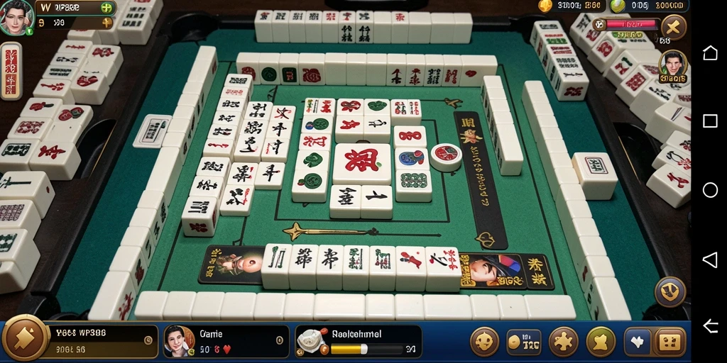 Tampilan gameplay WP888 yang menarik dan seru dalam permainan Mahjong.