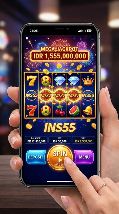 Tampilan antarmuka ins55 yang menarik dan mudah digunakan.